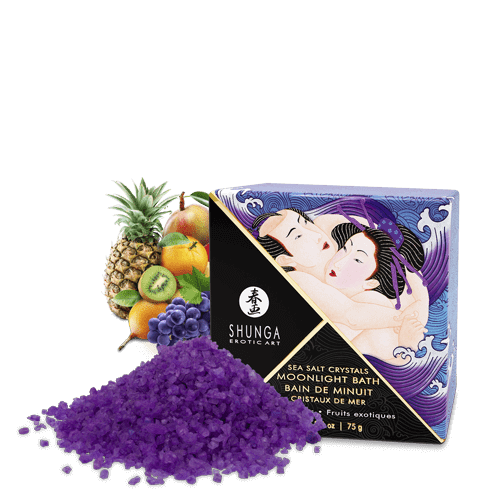 Shunga Moonlight Bath Sea Salt Crystals - 75g / 2.6 oz - Thorn & Feather