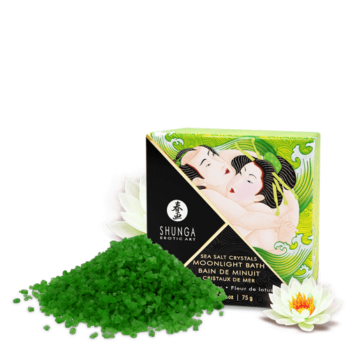 Shunga Moonlight Bath Sea Salt Crystals - 75g / 2.6 oz - Thorn & Feather