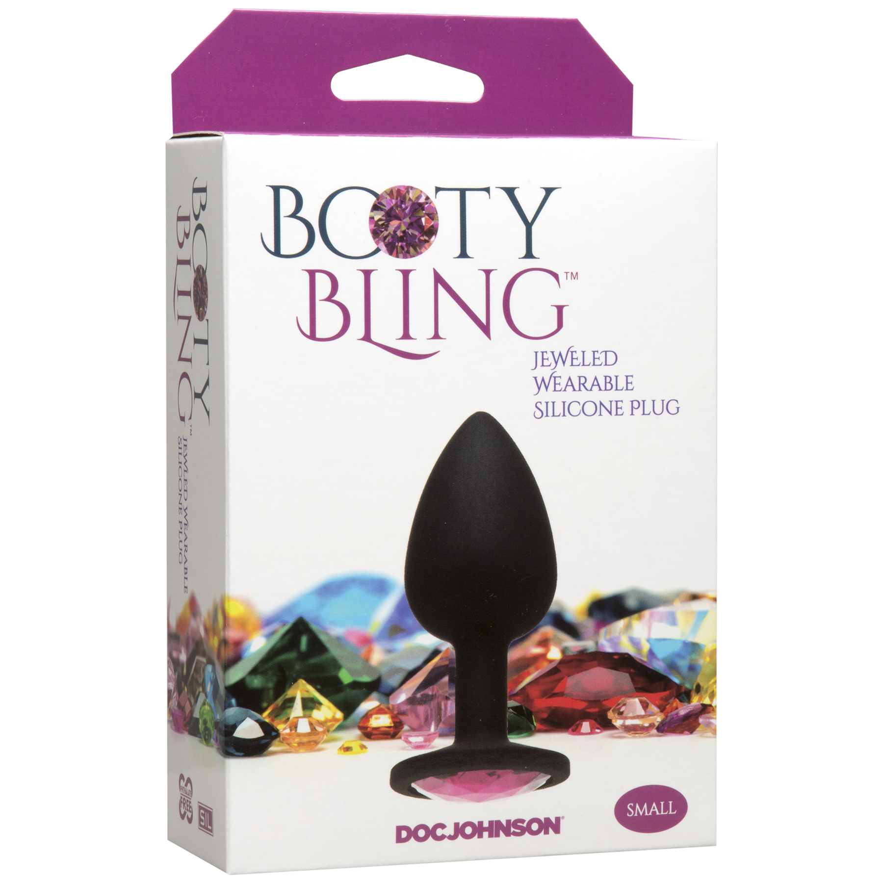 Booty Bling Plug - Pink, Small - Thorn & Feather