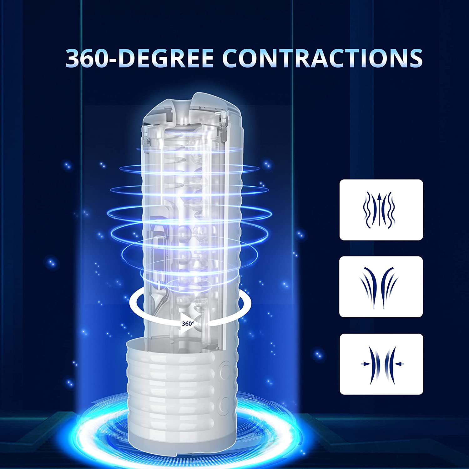 Lovense Max 2 Bluetooth Male Masturbator - White THORN FEATHER Lovense Max 2 Bluetooth Male Masturbator - White THORN FEATHER
