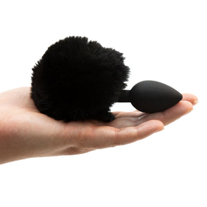 Fluffy Bunny Tail Silicone Anal Plug