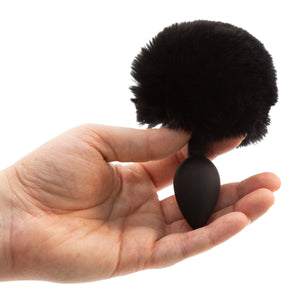 Fluffy Bunny Tail Silicone Anal Plug