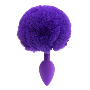 Fluffy Bunny Tail Silicone Anal Plug