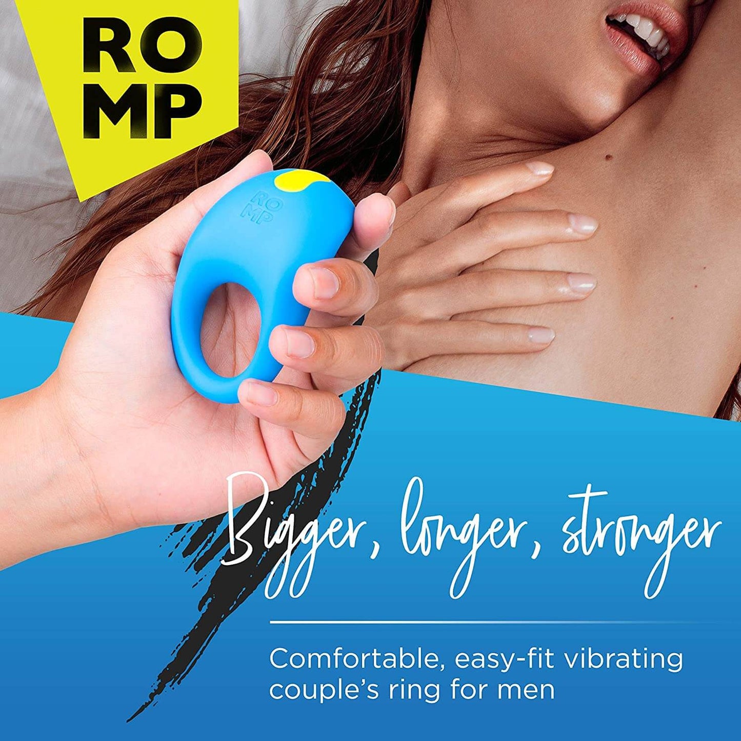 Romp Juke Vibrating Cock Ring - Blue - Thorn & Feather