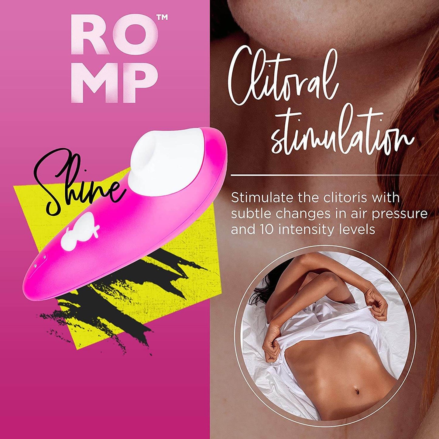 Romp Shine Clitoral Stimulator - Fuchsia-T&F 3YRS Anniversary Sale - Thorn & Feather