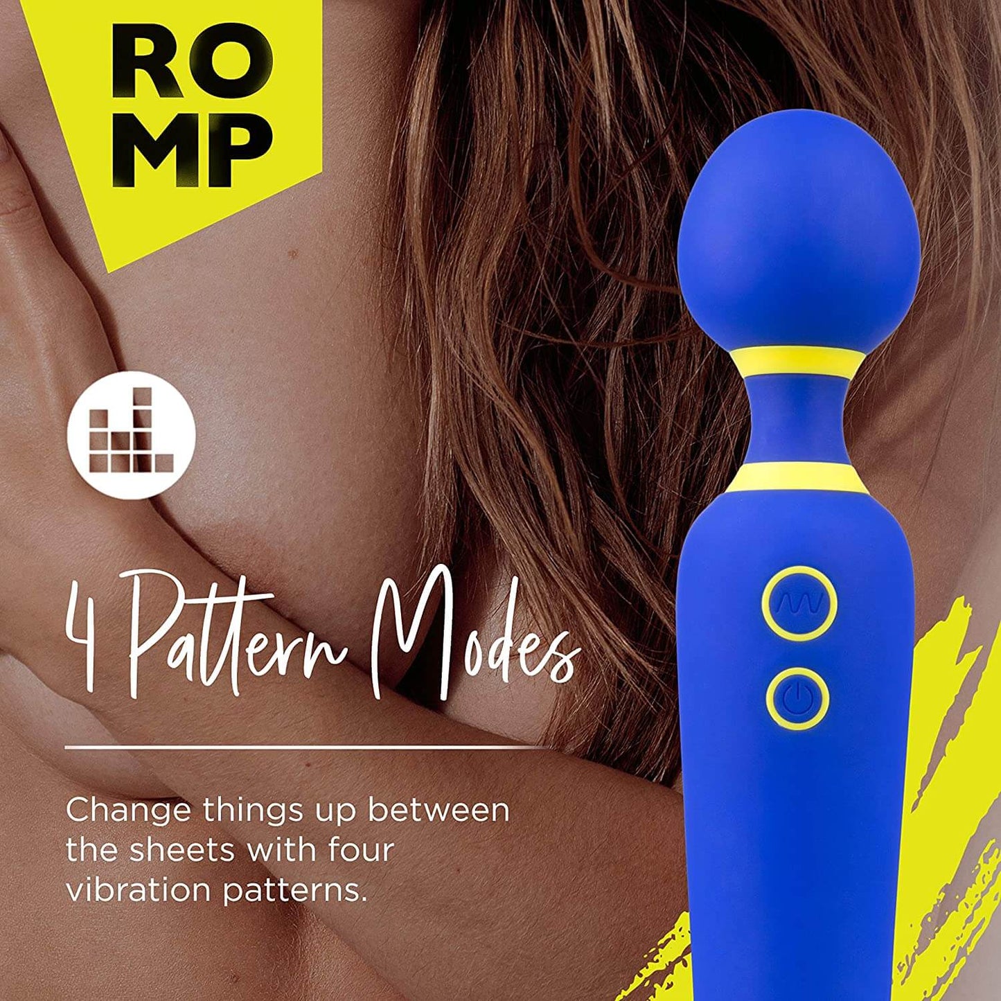 Romp Flip Wand Massager - Blue - Thorn & Feather