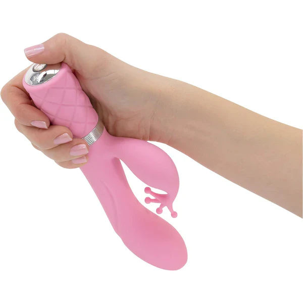 Pillow Talk Kinky - Dual Massager - Pink - Thorn & Feather