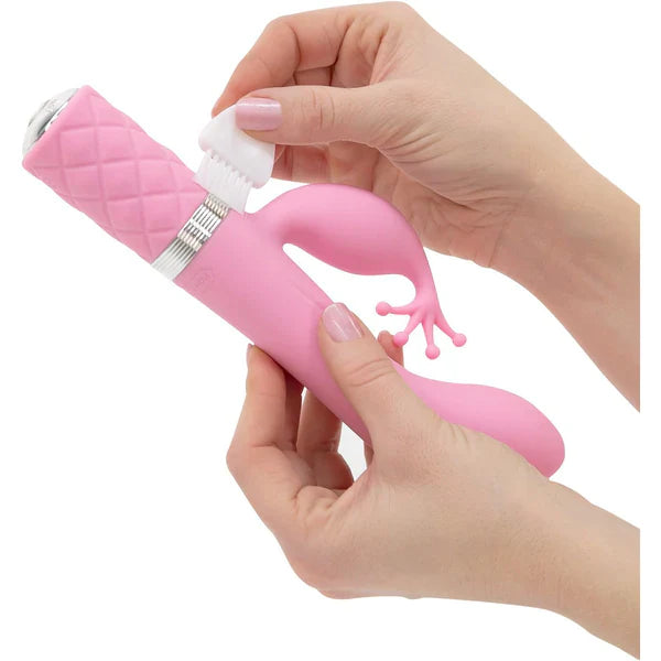 Pillow Talk Kinky - Dual Massager - Pink - Thorn & Feather