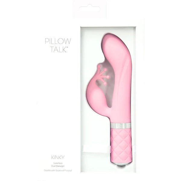 Pillow Talk Kinky - Dual Massager - Pink - Thorn & Feather