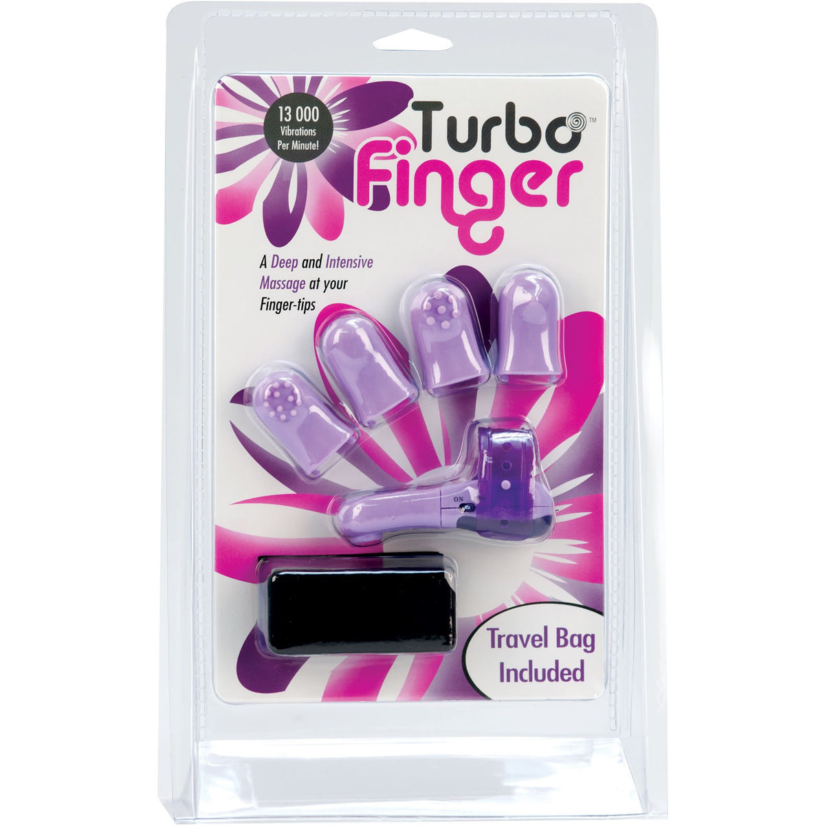 Turbo Finger 5 In 1 Massager - Purple - Thorn & Feather