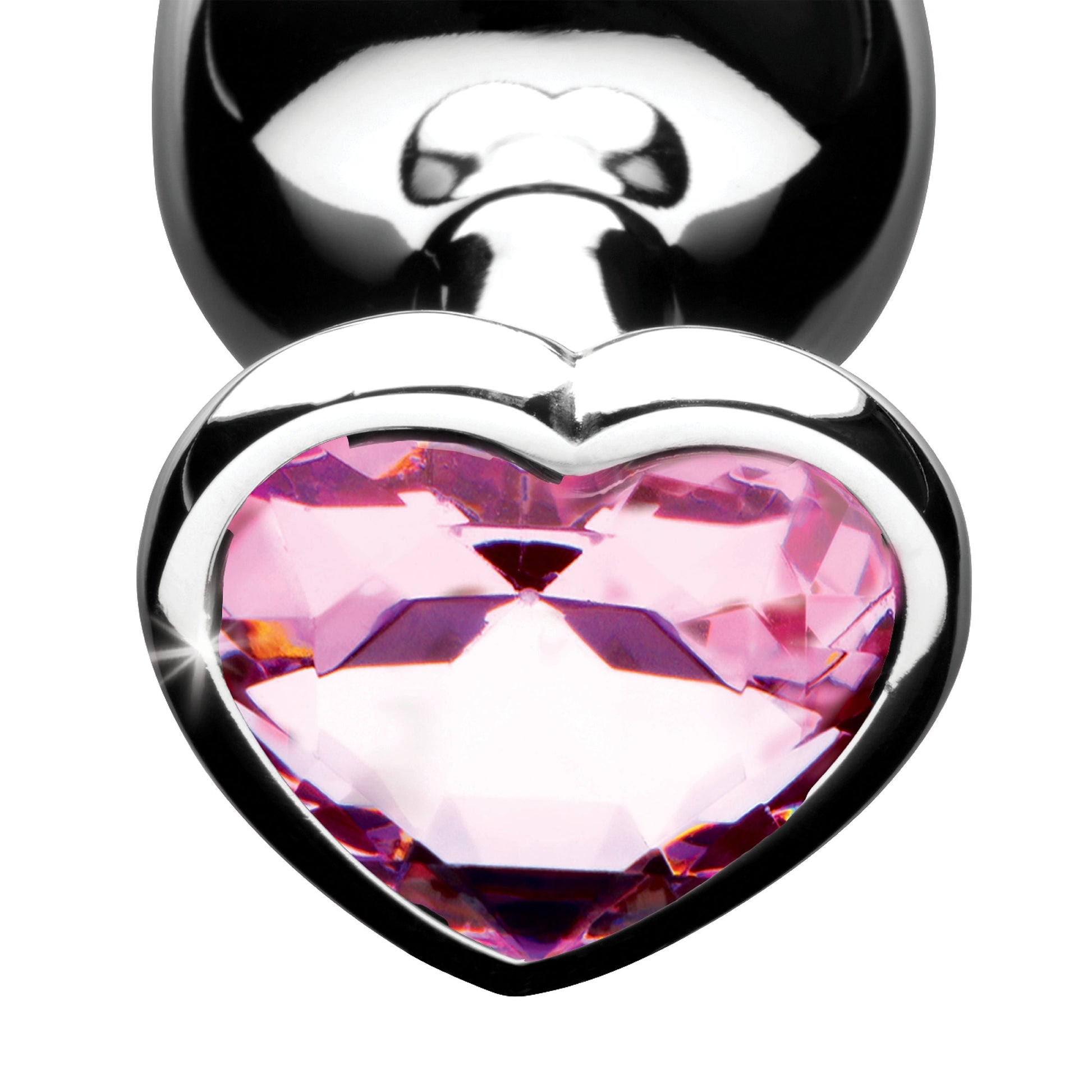 Pink Heart Gem Anal Plug Set - Thorn & Feather