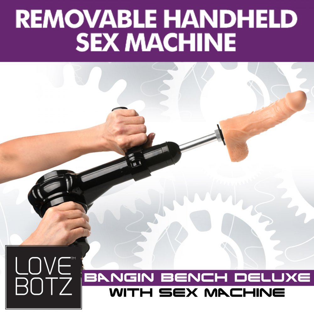 LoveBotz Deluxe Bangin' Bench with Sex Machine