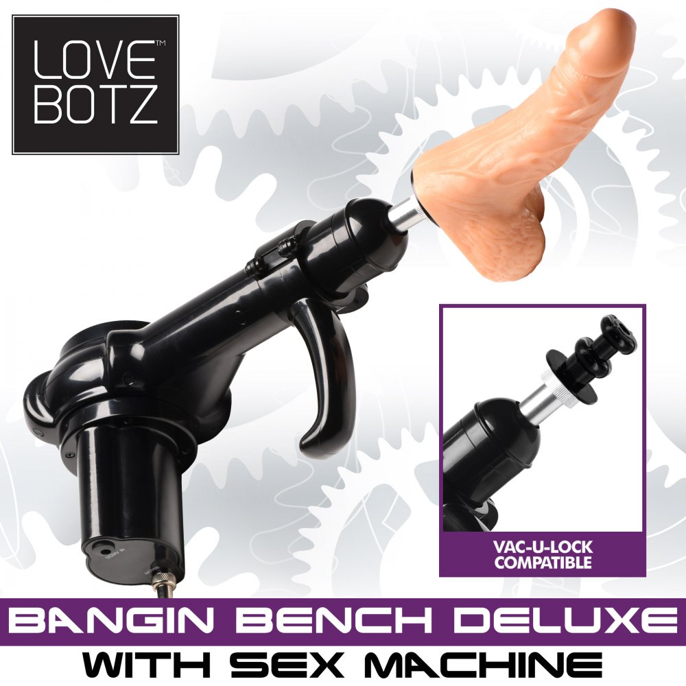 LoveBotz Deluxe Bangin' Bench with Sex Machine