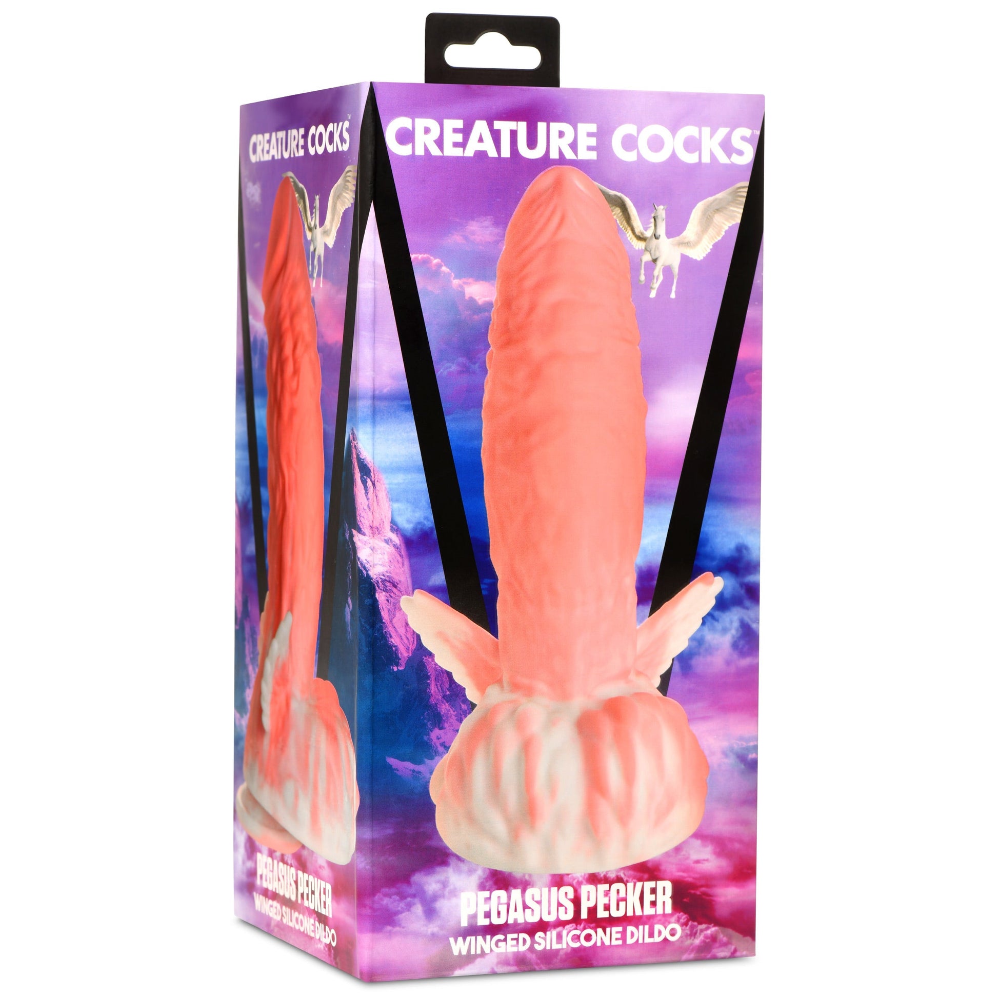 Pegasus Pecker Winged Silicone Creature Dildo - Thorn & Feather