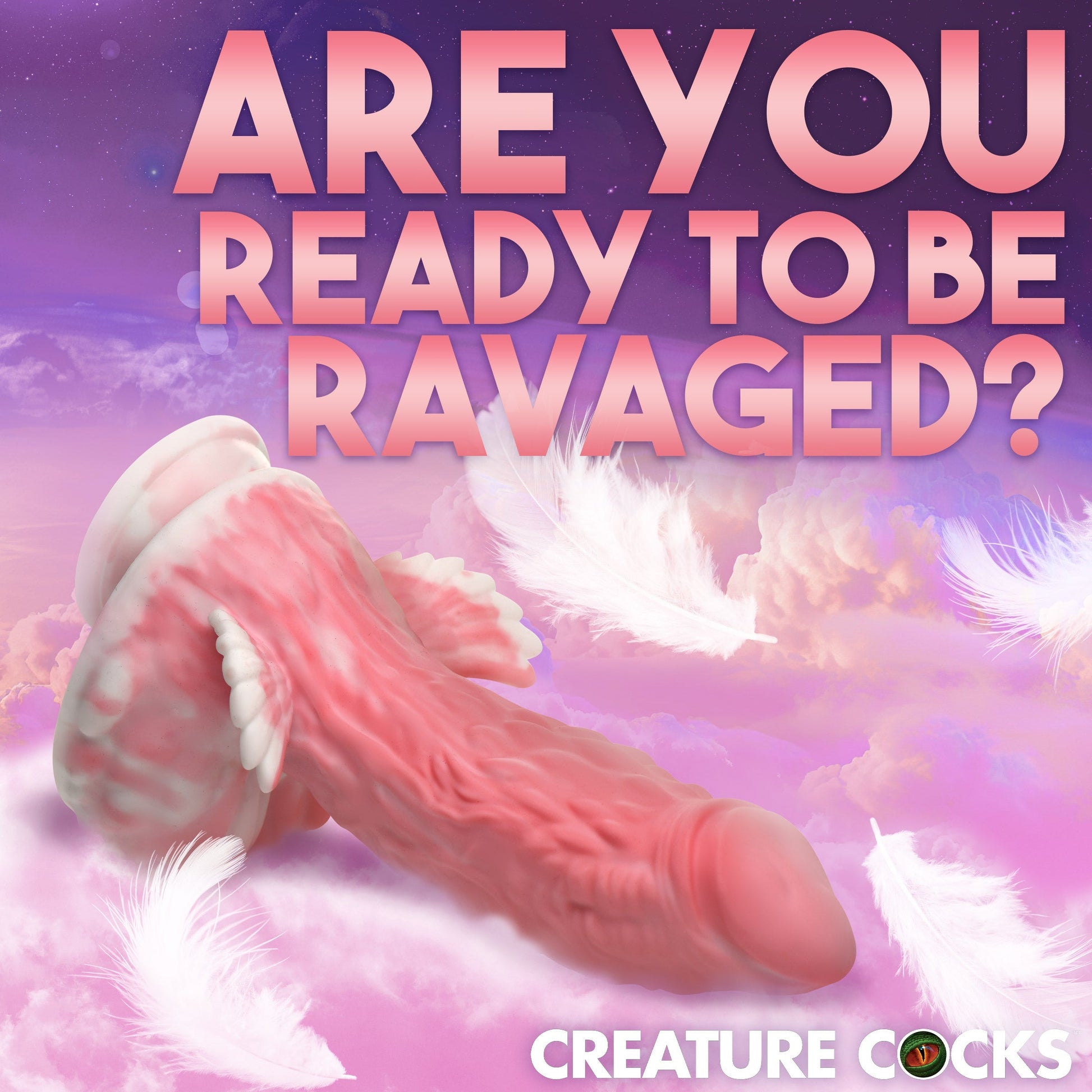 Pegasus Pecker Winged Silicone Creature Dildo - Thorn & Feather