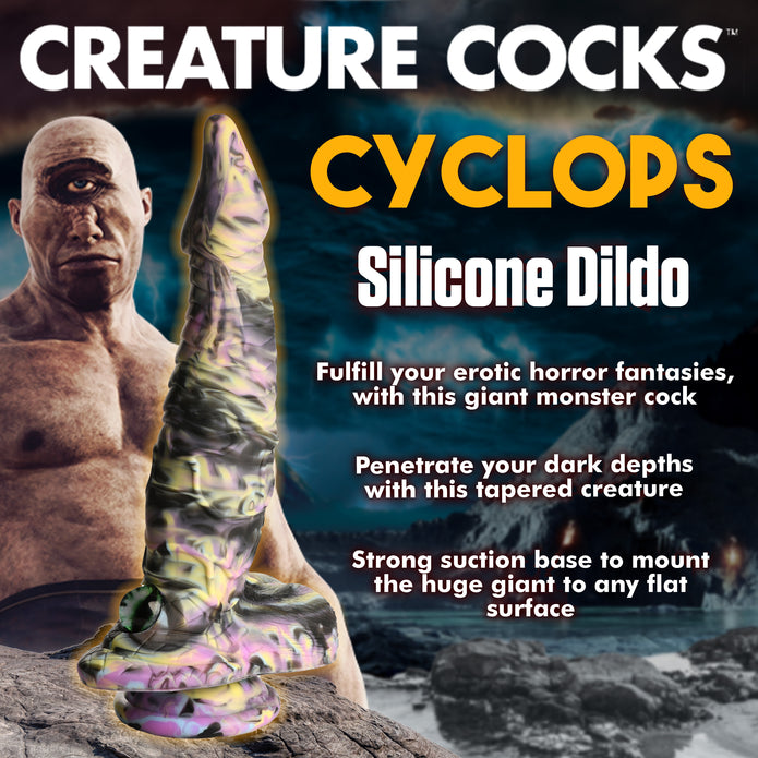 Cyclops Monster Silicone Creature Dildo - Thorn & Feather