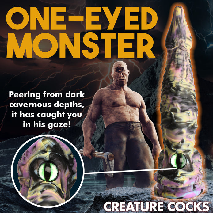 Cyclops Monster Silicone Creature Dildo - Thorn & Feather