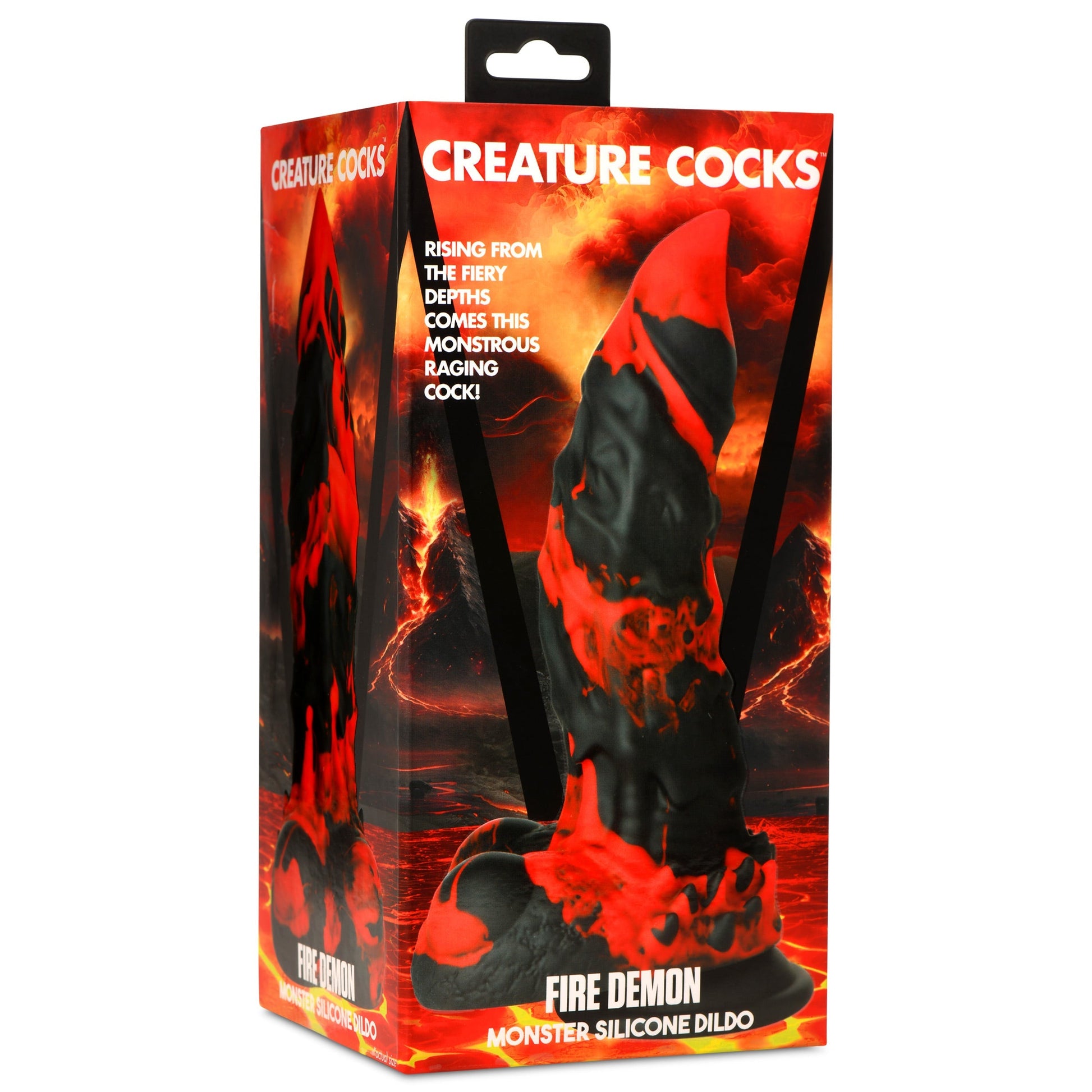 Fire Demon Monster Silicone Creature Dildo - Thorn & Feather