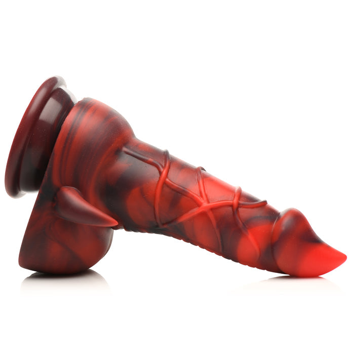 Horny Devil Demon Silicone Creature Dildo - Thorn & Feather