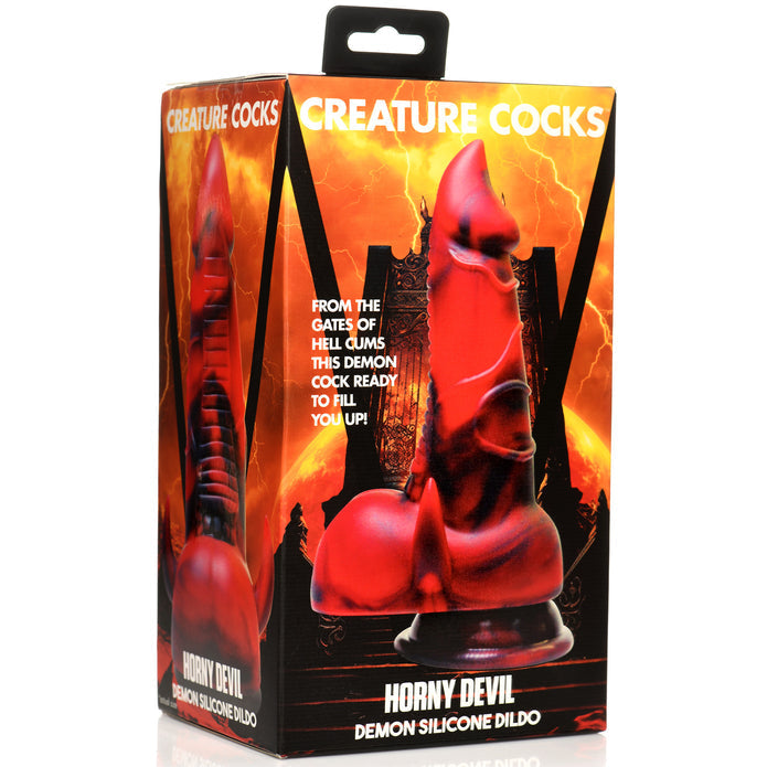 Horny Devil Demon Silicone Creature Dildo - Thorn & Feather