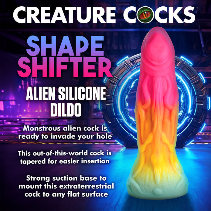 Shape Shifter Silicone Creature Dildo - Thorn & Feather