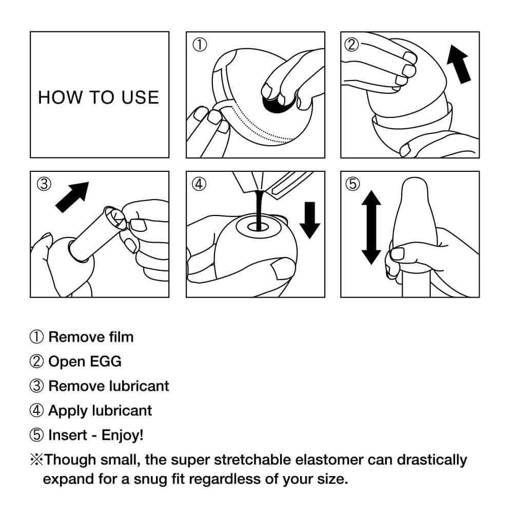 Tenga EGG Strong Crater Masturbator - Thorn & Feather