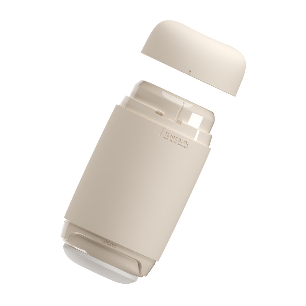 Tenga Puffy Soft Stroker - Latte Brown - Thorn & Feather