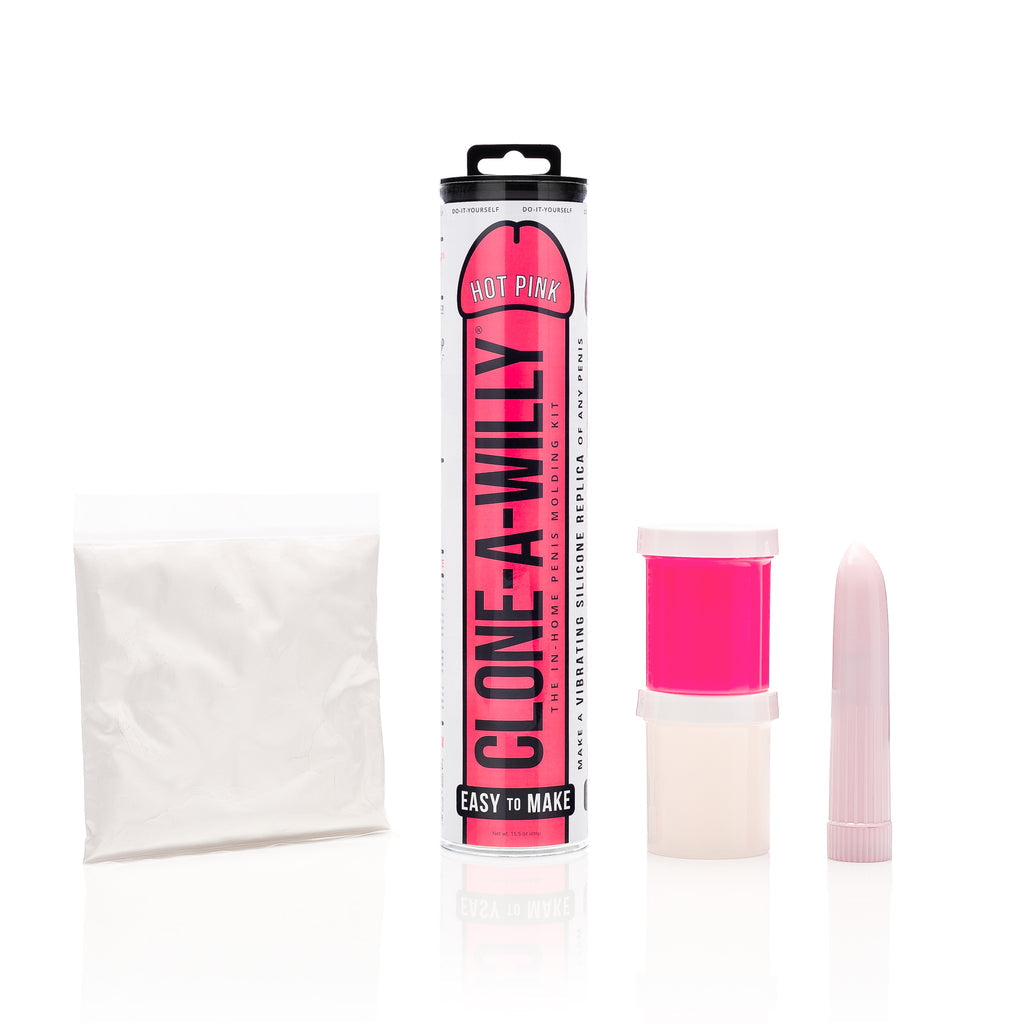 Clone a Willy DIY Vibrating Silicone Penis - Hot Pink - Thorn & Feather