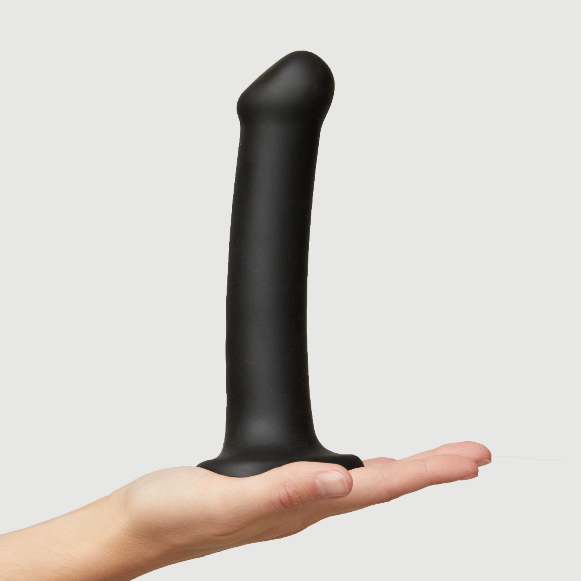 Strap On Me Semi-Realistic Dual Density Bendable Dildo - Black - Thorn & Feather