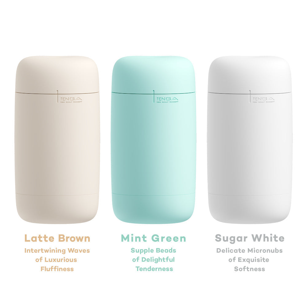 Tenga Puffy Soft Stroker - Sugar White - Thorn & Feather