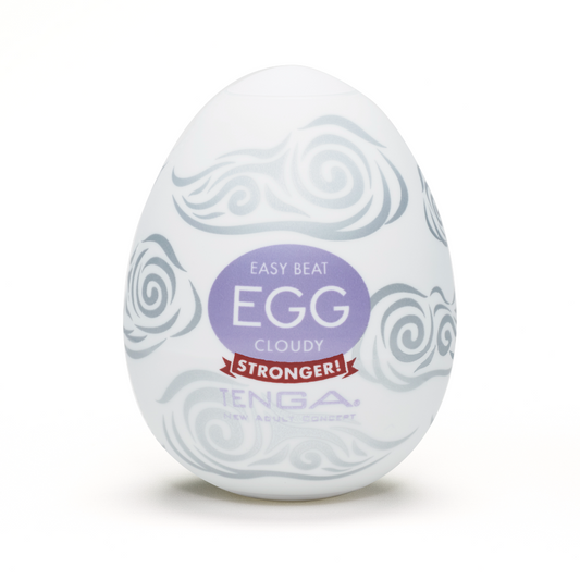 Tenga EGG Strong Cloudy Masturbator - Thorn & Feather