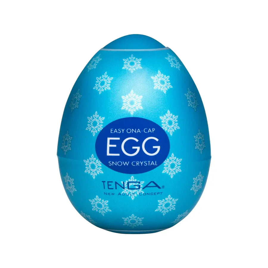 Tenga EGG Snow Crystal Masturbator - Thorn & Feather