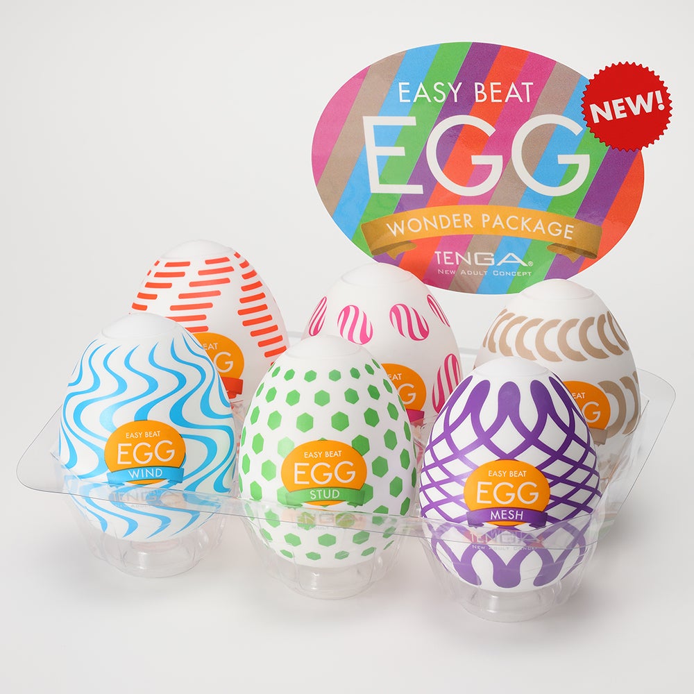 Tenga EGG Wonder Masturbator - 6 Pack - Thorn & Feather