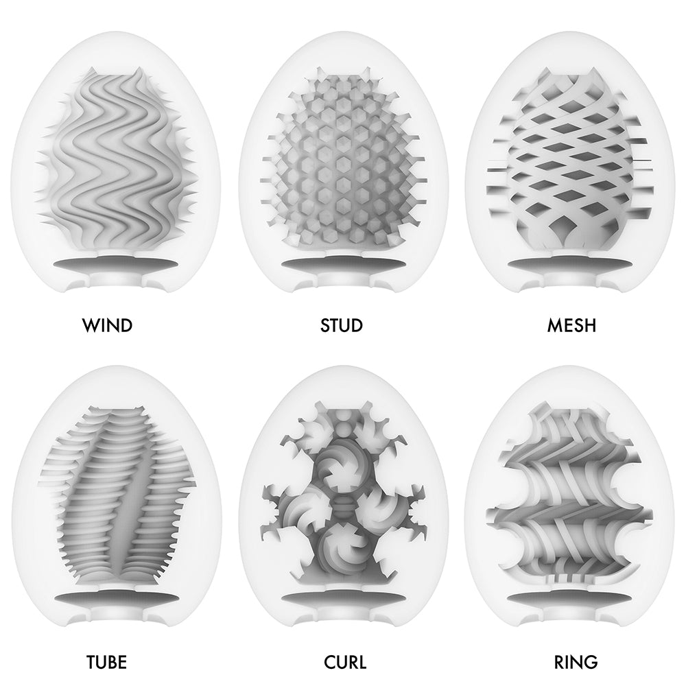 Tenga EGG Wonder Masturbator - 6 Pack - Thorn & Feather