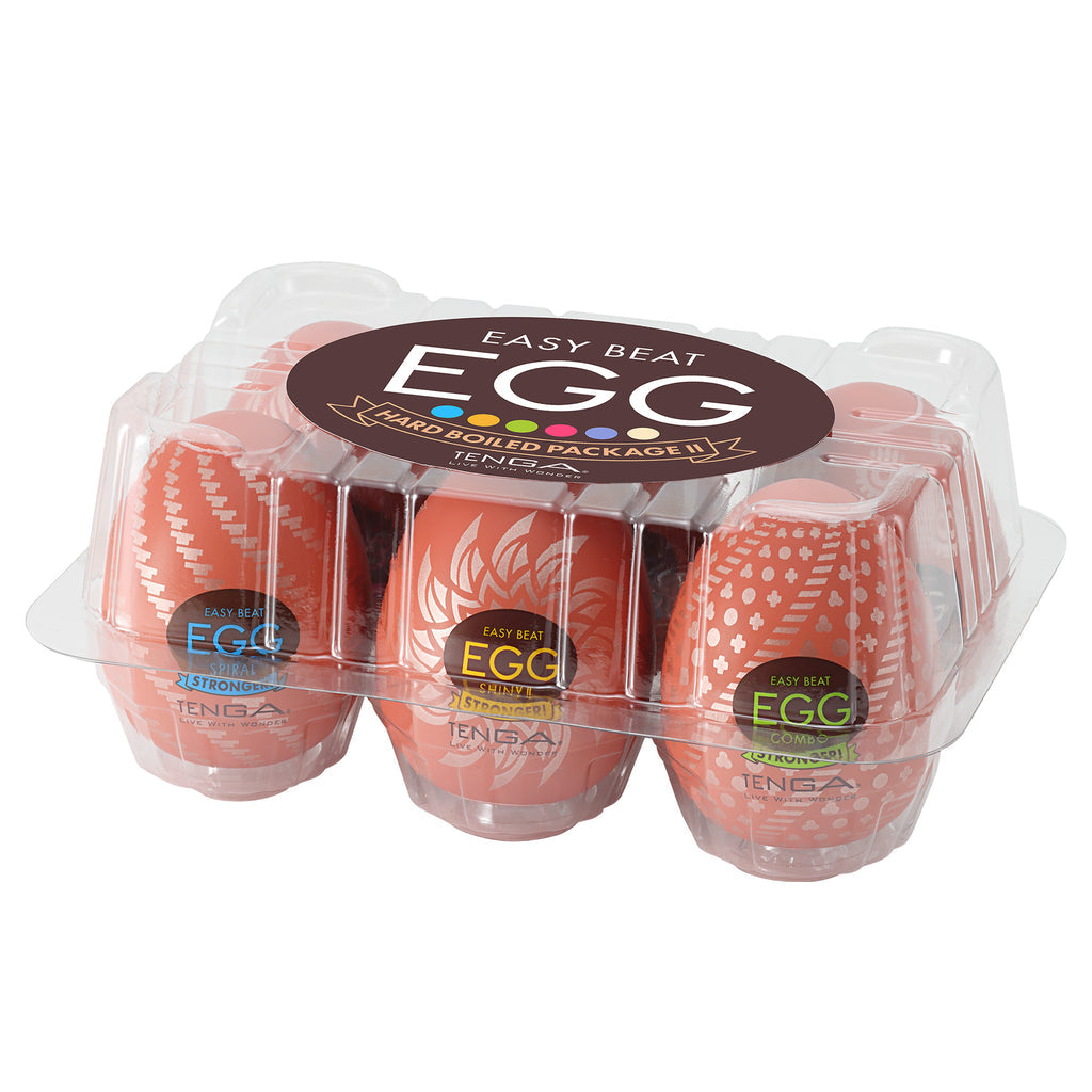 Tenga Egg Hard Boiled II Masturbator - 6 Pack