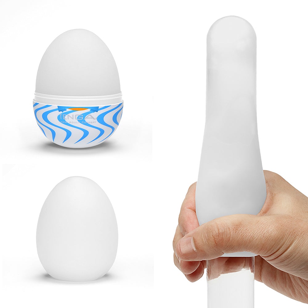 Tenga EGG Wonder Mesh Masturbator - Thorn & Feather