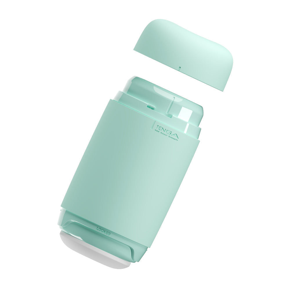 Tenga Puffy Soft Stroker - Green Mint - Thorn & Feather