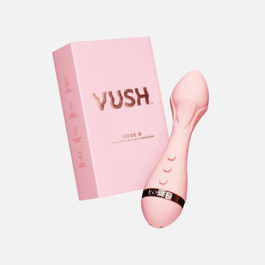 Vush Rose 2 Precision Bullet Vibrator - Thorn & Feather