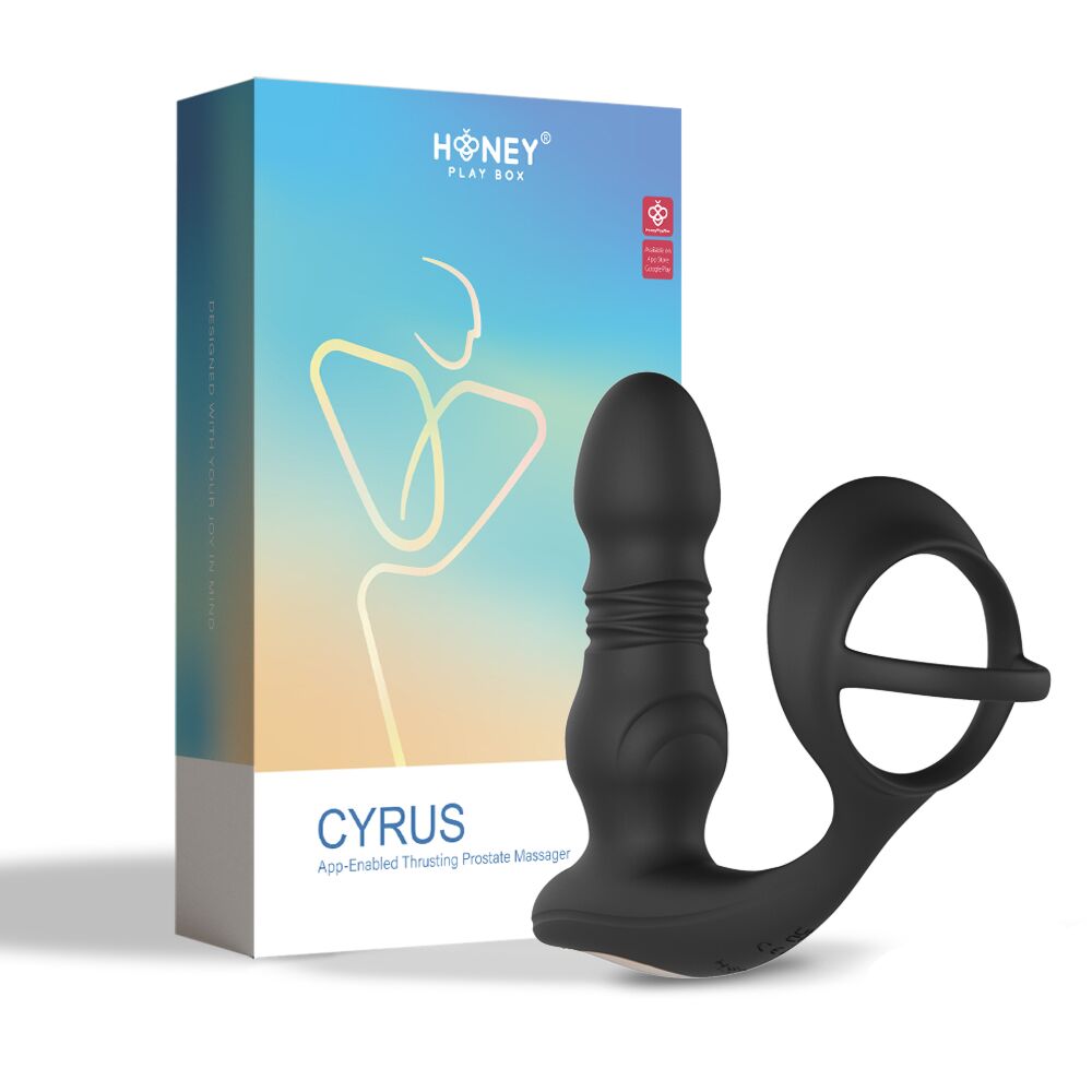 CYRUS App Controlled Thrusting Prostate Massager with Cock Ring