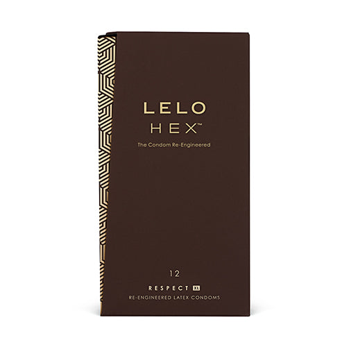 Lelo HEX Respect XL Condoms - 12 Pack