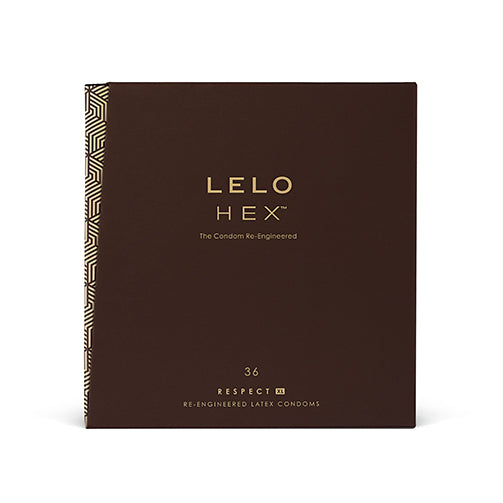 Lelo HEX Respect XL Condoms - 36 Pack