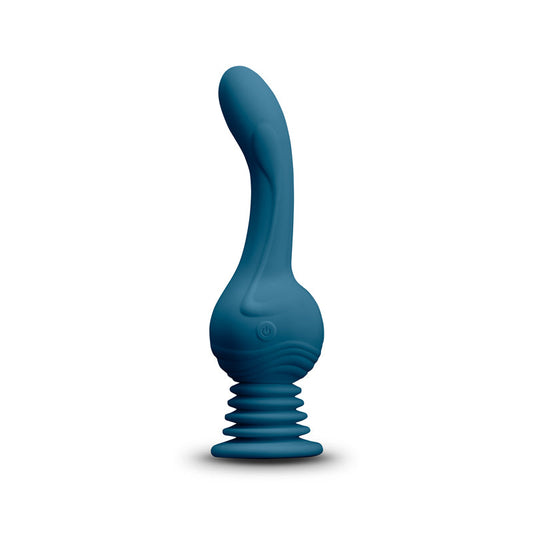 Revolution Earthquake Rotating Anal Vibe - Teal - Thorn & Feather