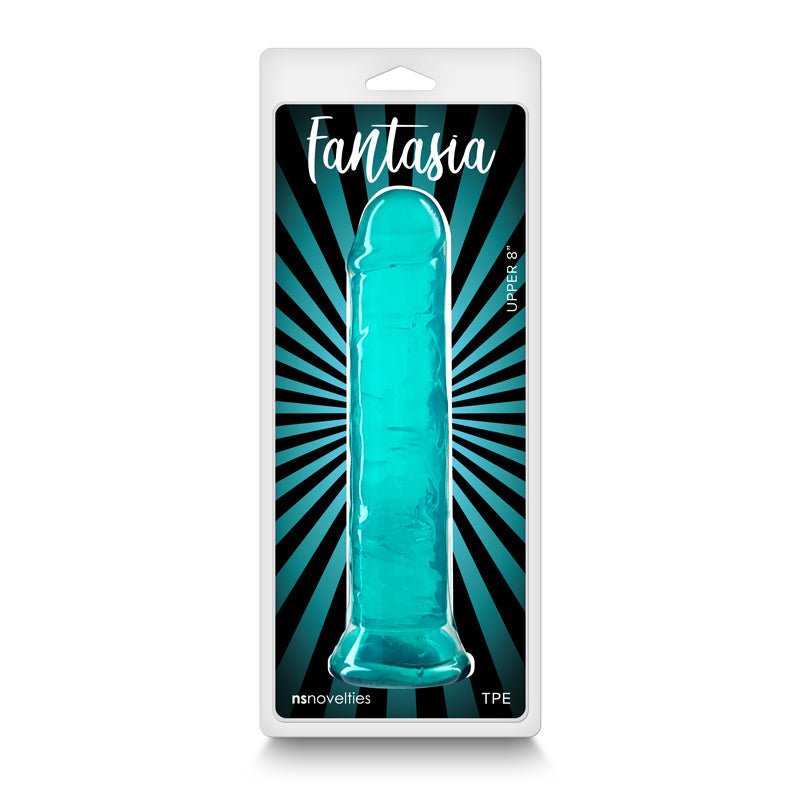 Fantasia Upper 8" Dildo - Teal