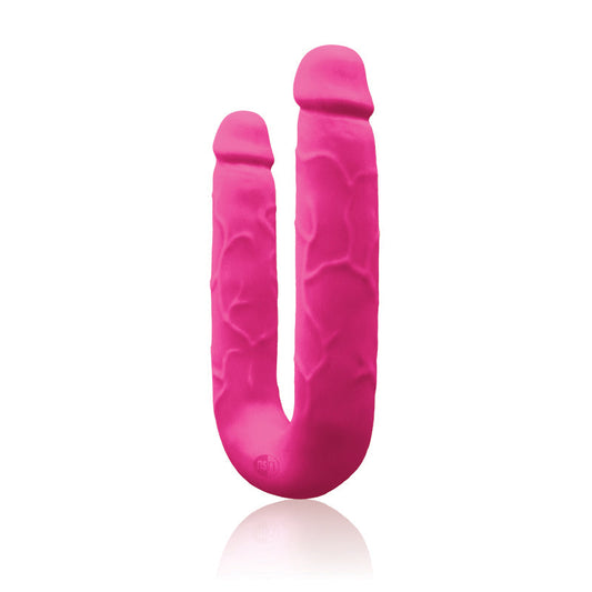 Colours DP Pleasures 8" Silicone Double Dong - Pink - Thorn & Feather