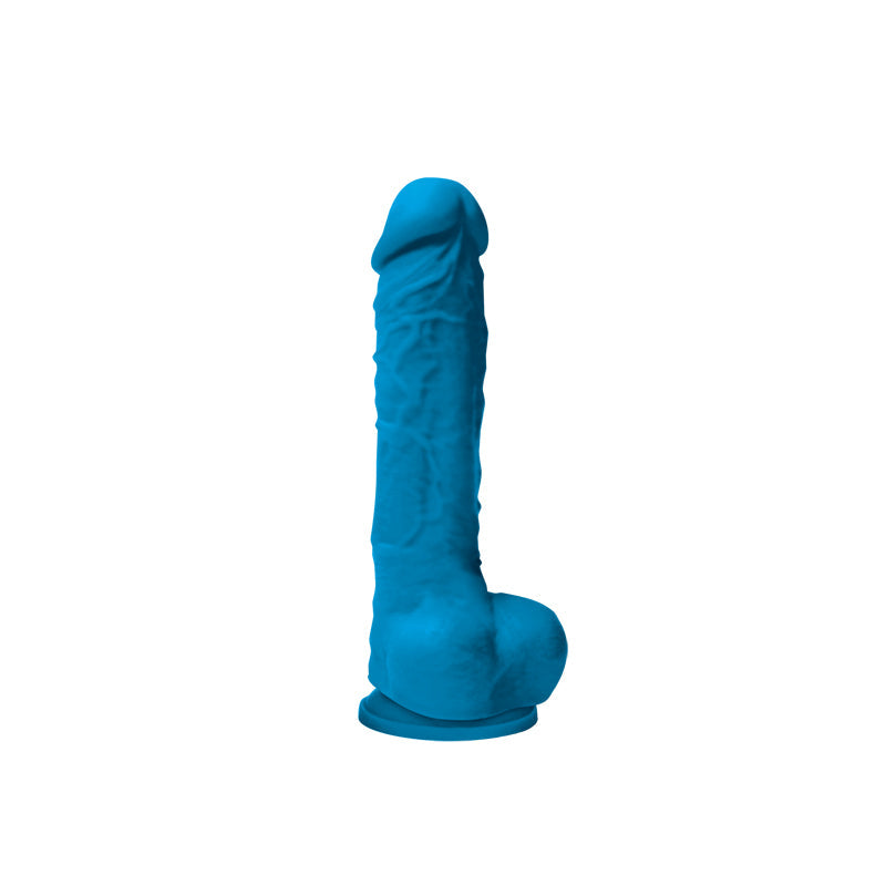 Colours Pleasures 5" Silicone Dildo - Blue - Thorn & Feather