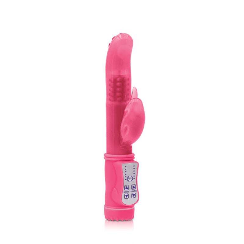 Firefly Jessica Glow In The Dark Rabbit Vibrator - Pink - Thorn & Feather