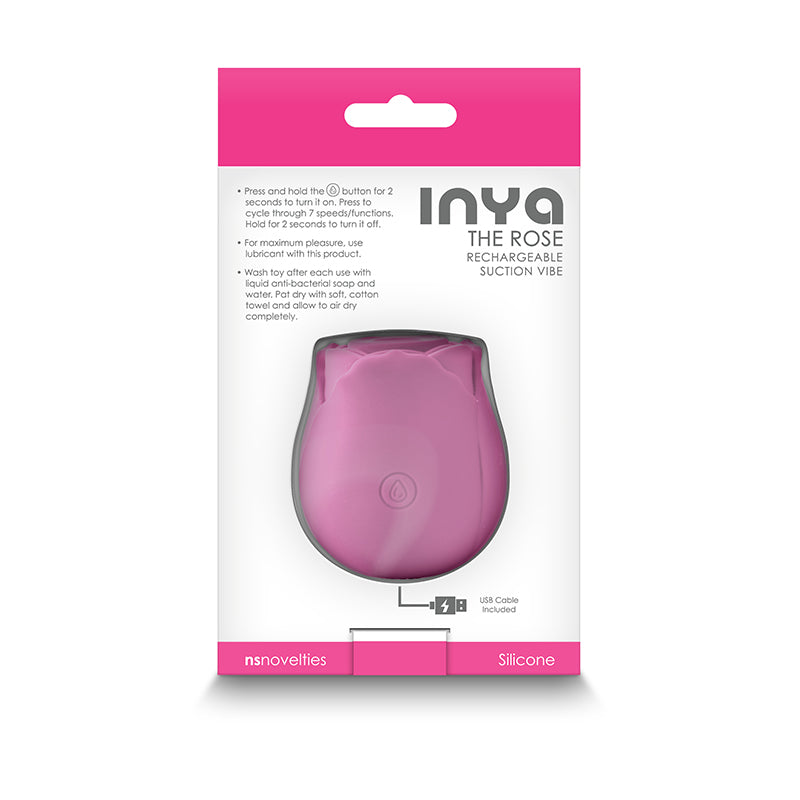 INYA The Rose Suction Vibrator - Pink