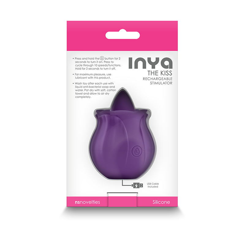 INYA The Kiss Suction & Licking Vibrator - Purple