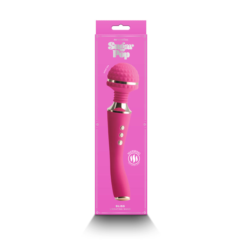 Sugar Pop Bliss Vibrating Wand - Pink - Thorn & Feather