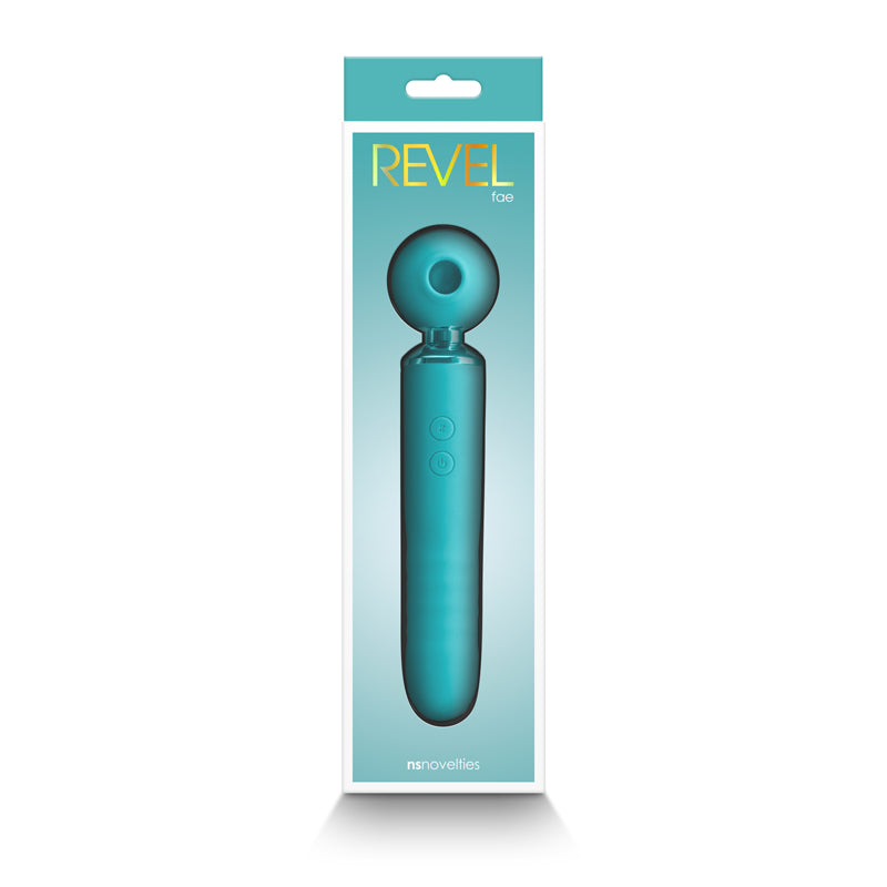 Revel Fae Air Pulse & Thrusting Wand - Teal